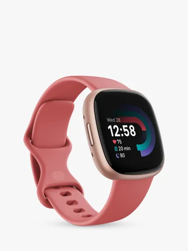 Fitbit Versa 4 Health & Fitness Smartwatch with Heart Rate Monitor - Pink/Rose - Unisex