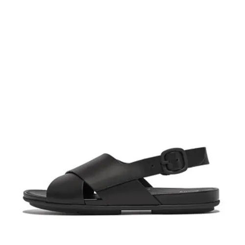 FitFlop  GRACIE LEATHER CRISSCROSS BACK-STRAP SANDALS  women's Sandals in Black
