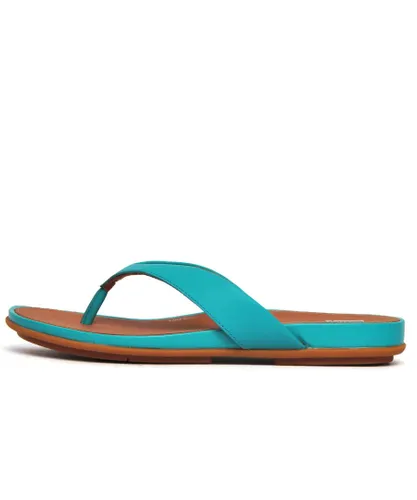 Fitflop Gracie Leather Womens - Turquoise