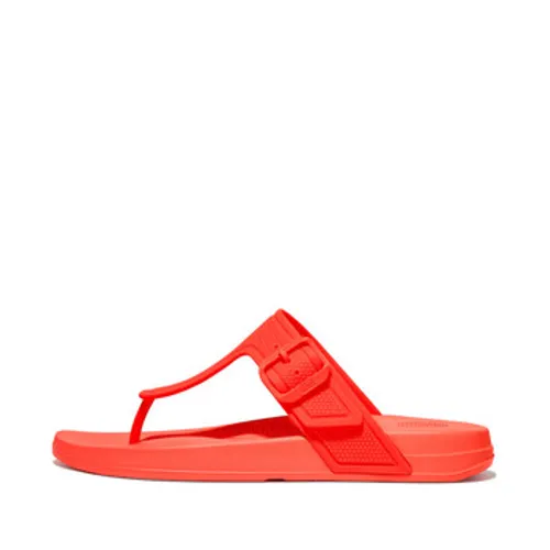 FitFlop  iQUSHION ADJUSTABLE BUCKLE FLIP-FLOPS  women's Flip flops / Sandals (Shoes) in Orange