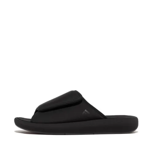 FitFlop  IQUSHION CITY ADJUSTABLE WATER- RESISTANT SLIDES  women's Mules / Casual Shoes in Black