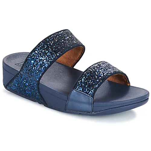 FitFlop  Lulu Glitter Slides  women's Sandals in Blue