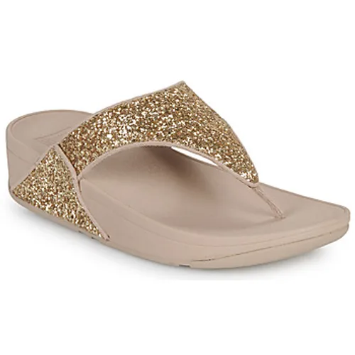 FitFlop  LULU GLITTER TOE-THONGS  women's Flip flops / Sandals (Shoes) in Gold