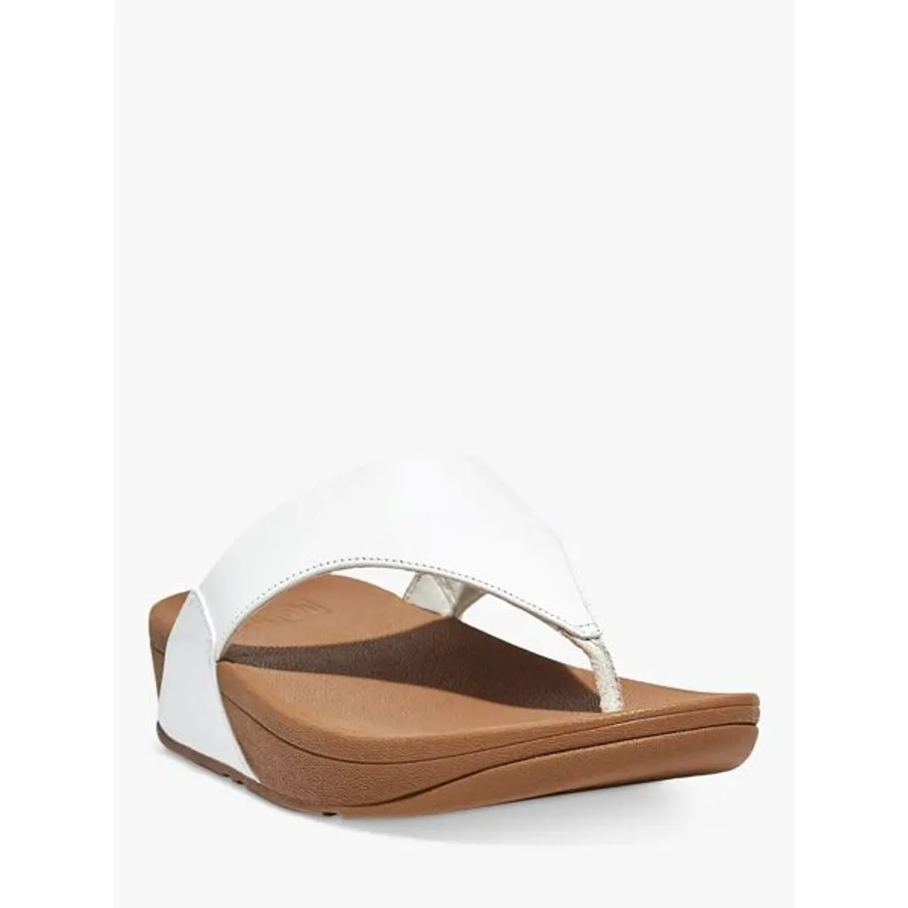 FitFlop Lulu Toe Post Sandals, White - White - Female