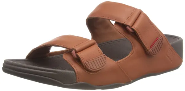 Fitflop Men's Gogh MOC Slide in Leather Open Toe Sandals
