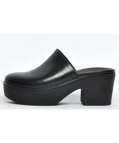 Fitflop Pilar Leather Mule Sandals Womens - Black Leather (archived)