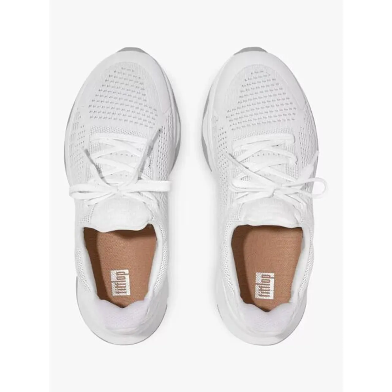 FitFlop Vitamin FFX Lace Up Trainers - Urban White Mix - Female
