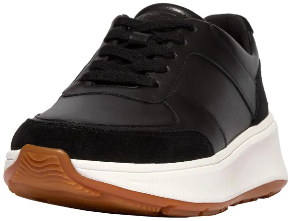 Fitflop Women's F-Mode Leather/Suede Flatform Sneakers
