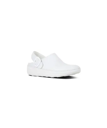 Fitflop Womens Gogh Pro Superlight Slip On Ladies Shoes - White Leather