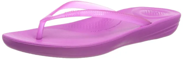 Fitflop Women's IQushion Flipflop Transparent Flat Sandal