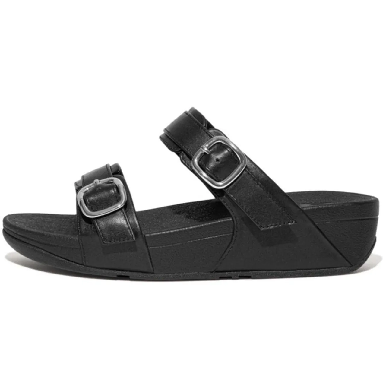 Fitflop Women's LULU Adjustable Leather Slides Sandal