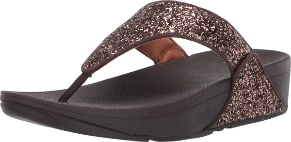 Fitflop Women's LULU Glitter Toe-Thongs Flip-Flop