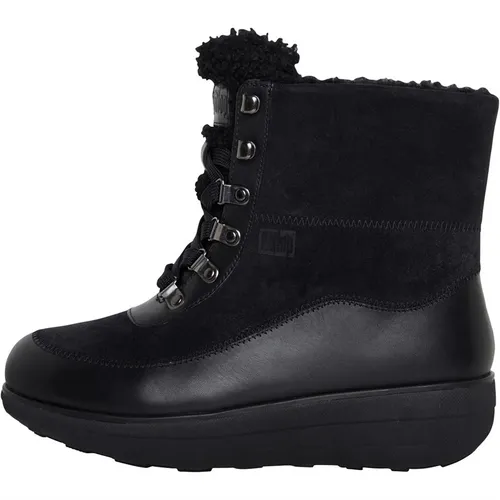 FitFlop Womens Mukluk III Ankle Boots All Black