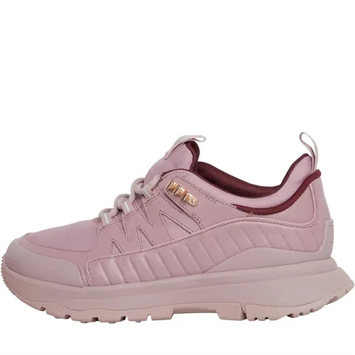 FitFlop Womens Neo-D-Hyker Leather Mix Outdoor Trainers Pink Sky Mix