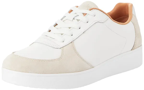 Fitflop Women's Rally Leather/Suede Panel Sneakers