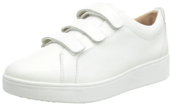 Fitflop Women's Rally Quick Stick Fastening Leather Sneakers