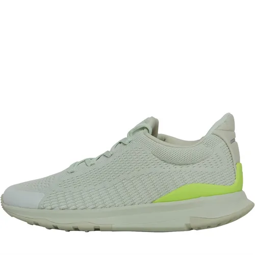 FitFlop Womens Vitamin FFX Knit Sports Trainers Minty Green/Electric Yellow
