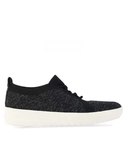 Fitflop Womenss Fit Flop F-Sporty Uberknit Trainers in Black Textile