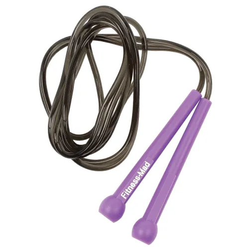 Fitness Mad Skipping Speed Rope - 8ft - Purple