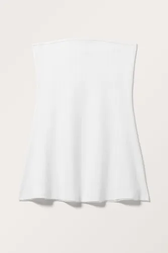 Fitted Mini Tube Dress - White