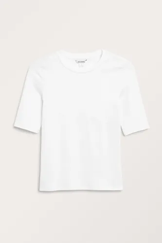 Fitted soft t-shirt - White