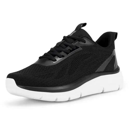 FitVille Extra Wide Fit Trainers for Men Lace-Up Arch