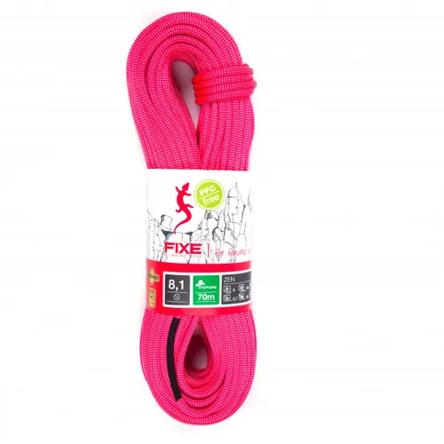 Fixe - Rope Zen Nature Ø 8,1 mm - Half rope size 50 m, pink