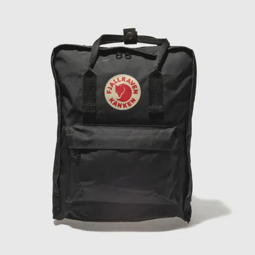 Fjallraven Black Kanken Backpack, Size: One Size