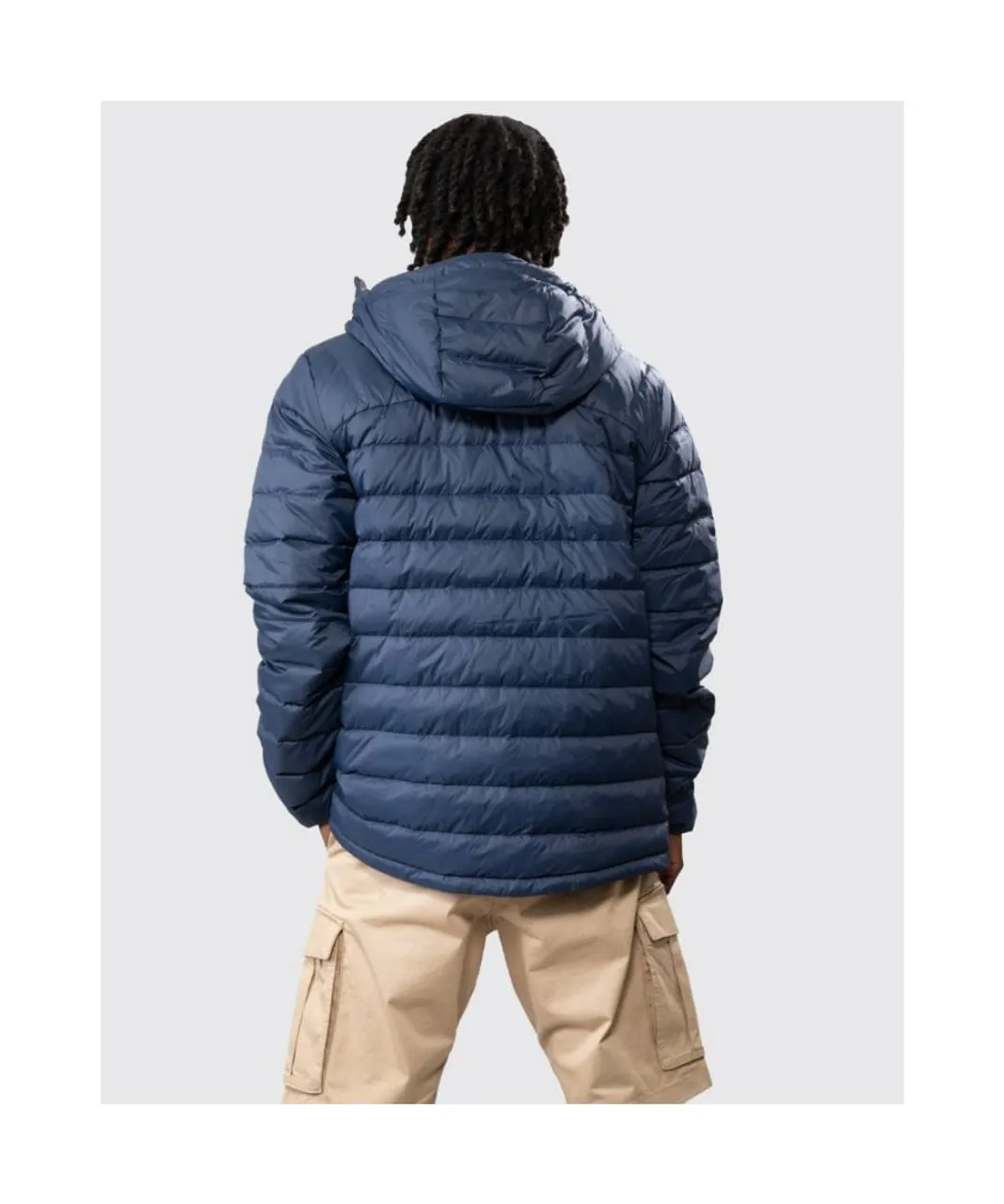 Fjallraven Expedition Pack Down Mens Hooded Jacket - Navy Polyamide
