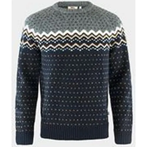 Fjallraven Men's Ovik Knitted Sweater in Dark Navy