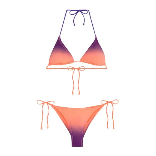 F**k , Adjustable Triangle Bikini Set Visionary Dose ,Multicolor female, Sizes: