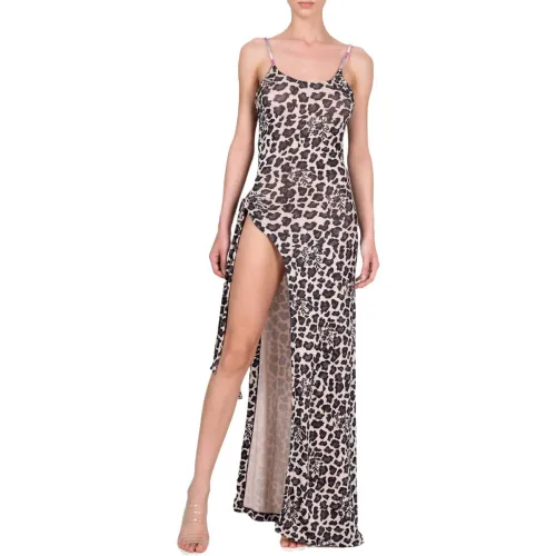 F**k , Summer Dress ,Beige female, Sizes: