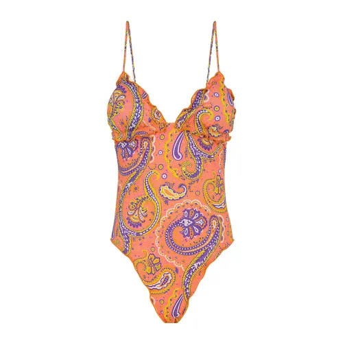F**k , Sunrise Frou Frou One-Piece Swimsuit ,Multicolor female, Sizes:
