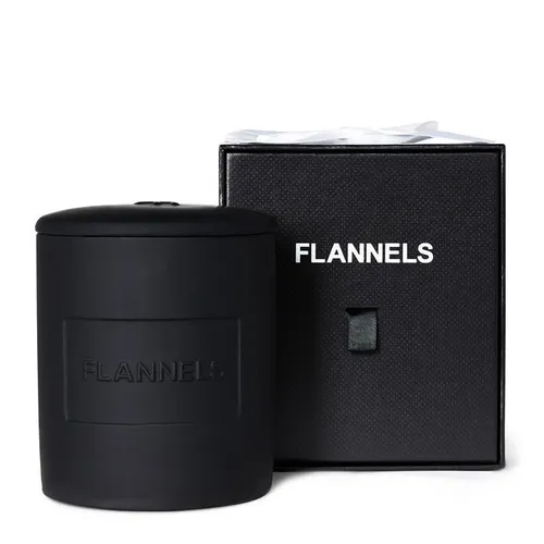 FLANNELS Ceramic 500g Candle - Black