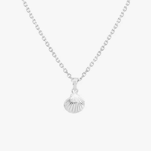 Fleur Kids Sterling Silver Seashell Necklace THB001104
