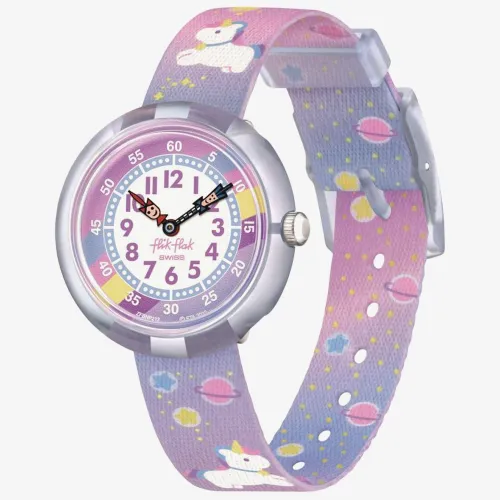 Flik Flak Cuddly Unicorn Lilac Watch FBNP213