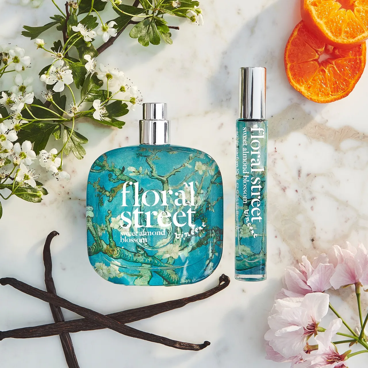 Floral Street Sweet Almond BlossomEDP Home and Away set