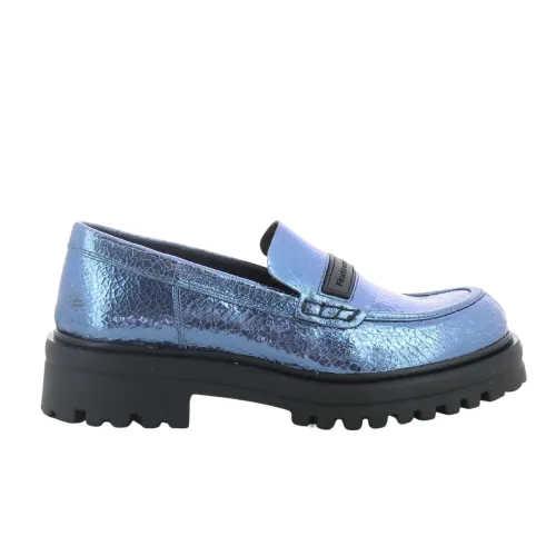 Floris van Bommel , Blue Women's Shoes Sfw-40030 Wonki ,Blue female, Sizes: