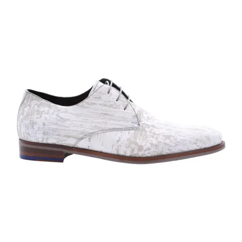 Floris van Bommel , Crupet Lace-up Shoe ,White male, Sizes: