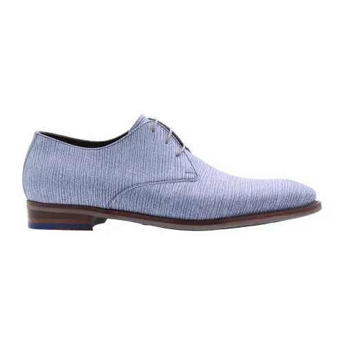Floris van Bommel , Damme Lace-up Shoe ,Blue male, Sizes: