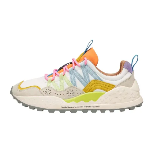 Flower Mountain , Suede and technical fabric sneakers Washi Woman ,Multicolor female, Sizes: