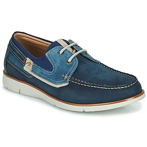 Fluchos  GIANT  men's Boat Shoes in Blue