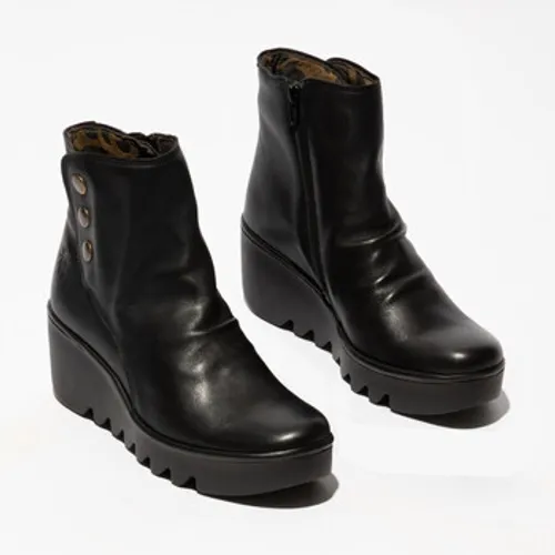 Fly London  BROM  women's Mid Boots in Black