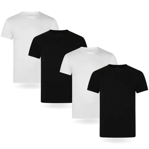 FM London (4-Pack) Men's Organic T-Shirt - Medium Weight