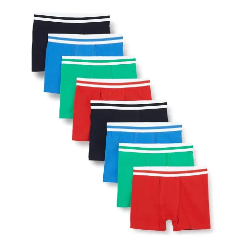 FM London (8-Pack) Boys Boxers with Elastic Waistband -