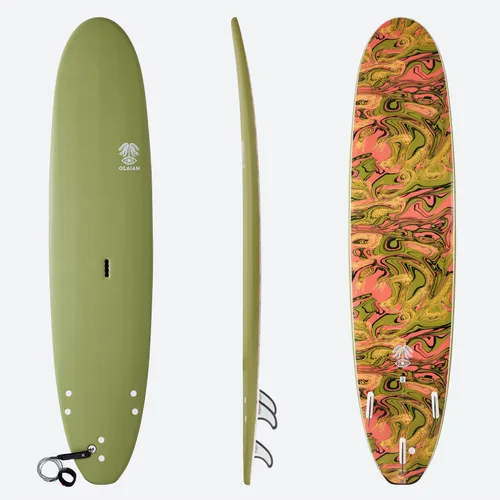 Foam Surfboard 8'6" - 500 Khaki
