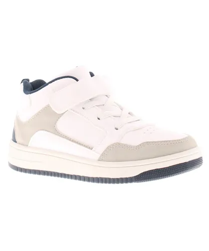 Focus Junior Boys Trainers Luca Lace Up white