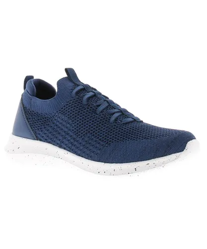 Focus Womens Trainers Textile Knitted Elasticated navy