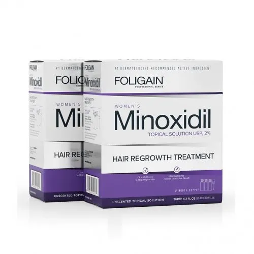 Foligain Minoxidil 2% Hair Regrowth Treatment For Women 6 Months