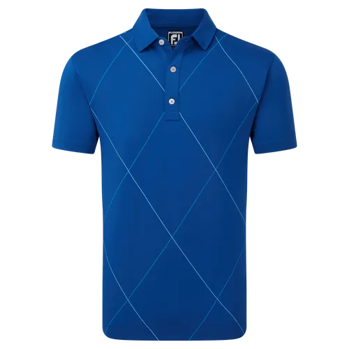 FootJoy Raker Print Lisle Golf Polo Shirt
